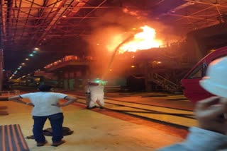 fire-in-crm-of-steel-plant-bokaro