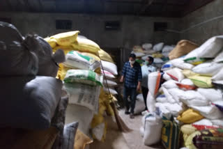 illegal storage of  pds rice in the name of red zone