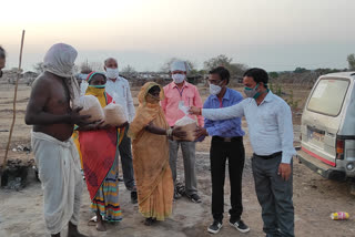 CMO distributed ration among poor families