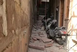 accident in Jodhpur, building wall collapsed