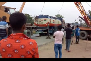 Oil Tanker Accident in Sivsagar