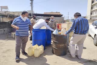 Illegal sale of biodiesel in Deesa