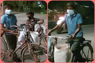 Innocents selling bread for two days' bread