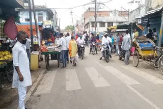 satti bazar affected due to coronavirus in barabanki