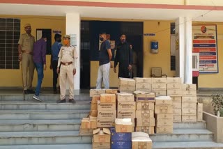 Illegal liquor worth lakhs of rupees seized in Alwar, अलवर में अवैध शराब जब्त