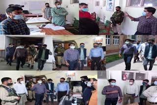 DC bandipora dr owais inspects covid control rooms, reviews functioning