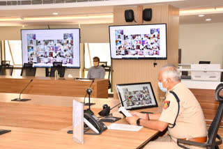 delhi cp virtual meeting on lockdown issue