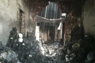 fire in textile factory in Bhilwara, भीलवाड़ा न्यूज