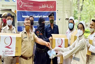 कतर से पहुंची मदद,  टोंक फ्रंट लाइन वॉरियर्स को मेडिकल किट, Help arrived from qatar,  Tonk Front Line Warriors Medical Kit