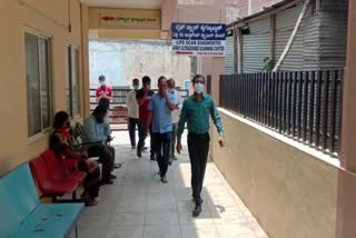 Tahsildar visits city scan centers in Gangavati