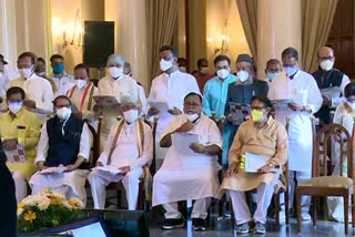 oath taking ceremony of mamata banerjee govt's minister in west bengal