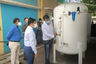 inauguration of oxygen plant in khunti