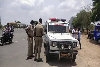 telangana police not allow covid patients, police inspections