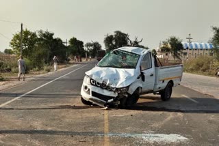 Sriganganagar latest news,  Road accident in Sriganganagar