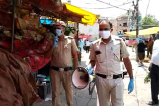 dabri police made people aware about corona and lockdown