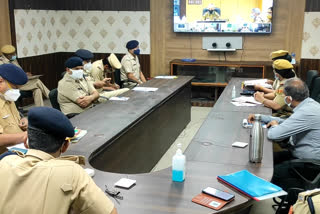 राजस्थान डीजीपी राज्य स्तरीय पुलिस अधिकारियों की मीटिंग, Rajasthan DGP state level police officers meeting