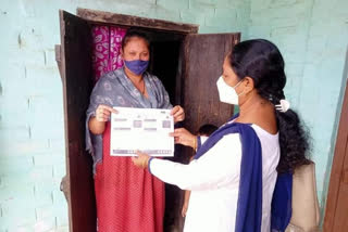 asha workers busy with spread covid awareness