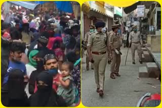 violation of lockdown in loni colony market in ghaziabad