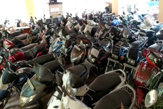 hubli darwada police department seized 503 bikes