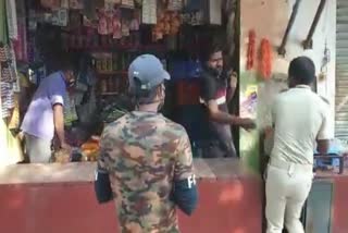 shop owner slaps police constable