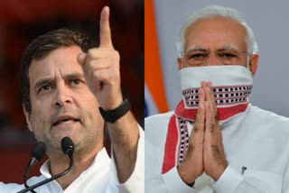 Rahul Gandhi and PM Modi