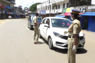 ലോക്ക് ഡൗൺ നിയന്ത്രണങ്ങൾ  നെടുങ്കണ്ടം പോലീസ് സ്റ്റേഷൻ  ശക്തമായ പരിശോധനകൾ  nedumkandam  police  Nedunkandam police tighten restrictions