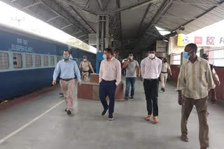 Covid isolation centre set up in Dibrugarh Railway station