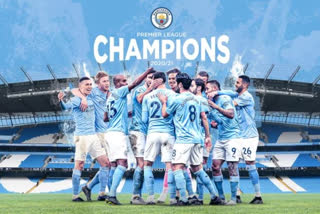 Manchester City, crowned Premier League champions