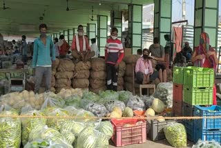 Corona in Bhilwara, Mahatma Jyotiba Phule fruit and vegetable market