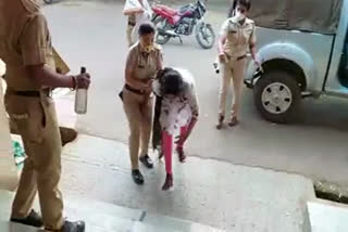 Drunk Forest Department Female Officer