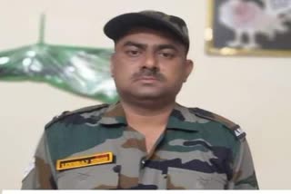 राजकीय सम्मान से अंतिम संस्कार , गार्ड ऑफ ऑनर दिया, Soldier dies due to heart failure, State funeral , Behror Alwar News