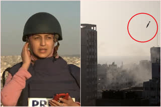 Stupendous! Gaza journalist reports live when building is hit