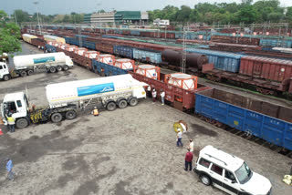 oxygen sent from jamshedpur to up and hyderabad