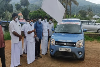 disaster management team receives vehicle  disaster management team  ഡിസാസ്റ്റര്‍ മാനേജ്‌മെന്‍റ് ടീം  ഇടുക്കി എംപി  ഡീന്‍ കുര്യാക്കോസ്  പെട്ടിമുടി  ഉടുമ്പന്‍ചോല