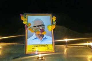 Funeral to Homen Borgohain at Nitaipukhuri