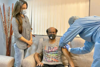 Rajinikanth gets second dose of Covid 19 vaccine  കൊവിഡ് വാക്‌സിന്‍റെ രണ്ടാം ഡോസും സ്വീകരിച്ച് തലൈവ  രജനികാന്ത് വാക്‌സിന്‍ സ്വീകരിച്ചു  രജനികാന്ത് വാര്‍ത്തകള്‍  രജനികാന്ത് സിനിമകള്‍  Rajinikanth news  Rajinikanth films  Rajinikanth related news