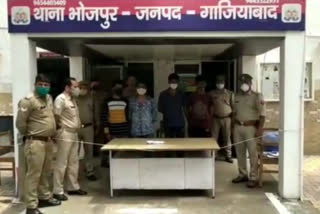 Bhojpur Police busted gang who looted with taxi driver in ghaziabad