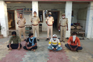 Raniwara news, police quarantined four youths