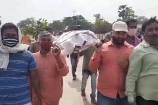 JAP workers protest against CM nitish kumar regarding pappu yadav arresting