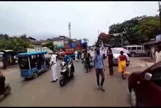 কৰিমগঞ্জত ক'ভিড প্ৰটকল ভংগকাৰীৰ বিৰুদ্ধে আৰক্ষী প্ৰশাসনৰ অভিযান