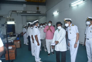 60-bed Covid Care Centre set up at INS Kalinga, Bheemunipatnam