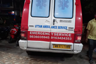 hooghly ambulence service allegedly taking