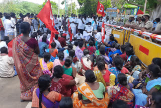 பா.ம.க நிர்வாகி ஜாமினில் விடுவிக்கப்பட்டதை கண்டித்தும் மக்கள் போராட்டம் !!