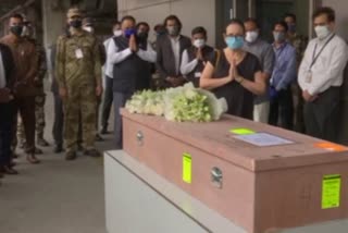 Mortal remains of Kerala woman who died in Israel arrive at Delhi airport