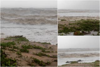 sea turbulence  kannur  കണ്ണൂരിൽ വ്യാപക കടൽക്ഷോഭം  കണ്ണൂരിൽ കടൽക്ഷോഭം  പയ്യാമ്പലം തീരം