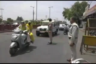 Ujjain police took action against the drivers
