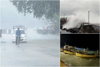 കനത്ത മഴ  Heavy rain  Sea turbulence in Kerala  കടൽ ക്ഷോഭം രൂക്ഷം  Sea turbulence  ടൗട്ടേ ചുഴലിക്കാറ്റ്‌