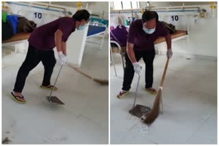 mopping