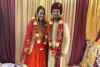 कनाडा में रहने वाले सहर्ष बगड़िया ने फिलीपींस की युवती जेली नारसीको से विवाह किया