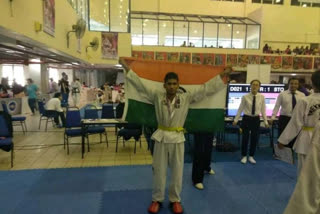 Taekwondo international player ankur yadav